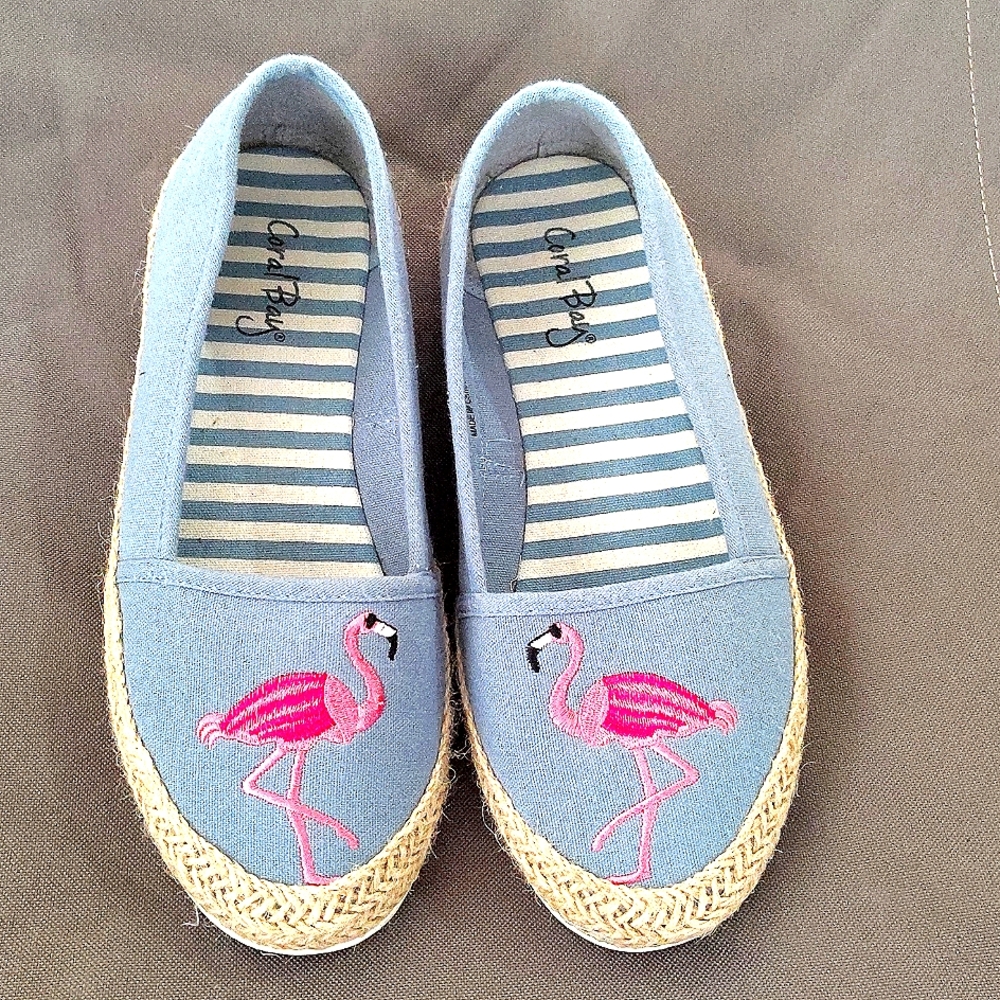Carol Bay Pink Flamingo Shoes Size 9